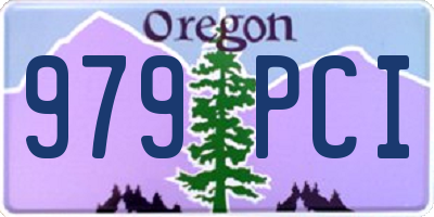 OR license plate 979PCI