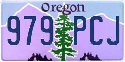 OR license plate 979PCJ