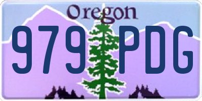OR license plate 979PDG