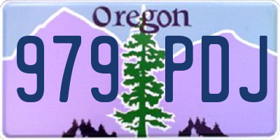 OR license plate 979PDJ