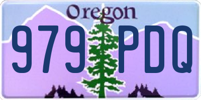 OR license plate 979PDQ
