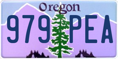 OR license plate 979PEA