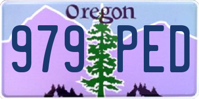 OR license plate 979PED