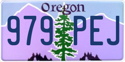 OR license plate 979PEJ
