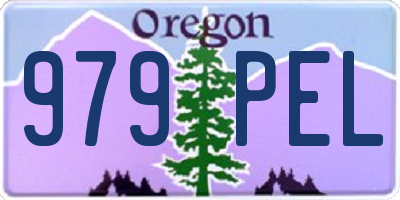 OR license plate 979PEL
