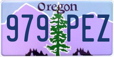 OR license plate 979PEZ