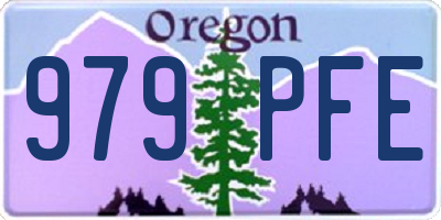 OR license plate 979PFE