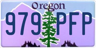 OR license plate 979PFP