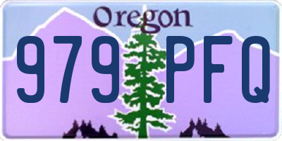 OR license plate 979PFQ