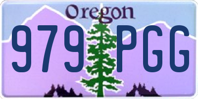OR license plate 979PGG