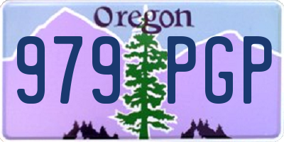 OR license plate 979PGP