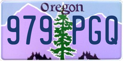 OR license plate 979PGQ