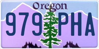 OR license plate 979PHA