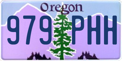 OR license plate 979PHH
