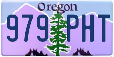 OR license plate 979PHT