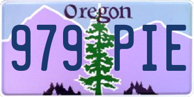 OR license plate 979PIE