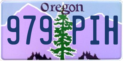 OR license plate 979PIH