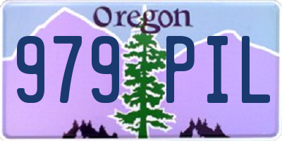 OR license plate 979PIL