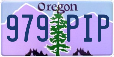 OR license plate 979PIP