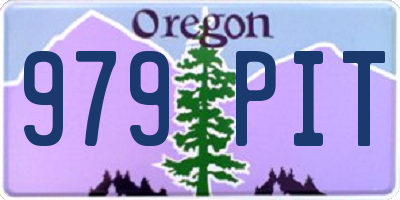 OR license plate 979PIT