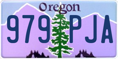 OR license plate 979PJA