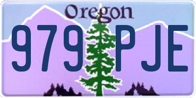 OR license plate 979PJE
