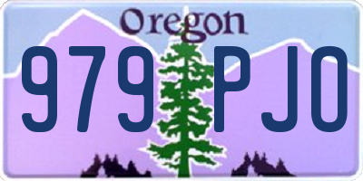 OR license plate 979PJO