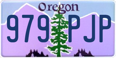 OR license plate 979PJP