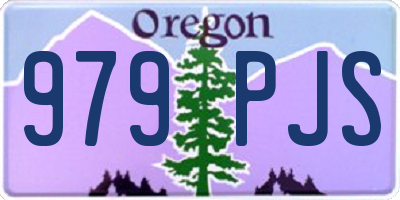 OR license plate 979PJS