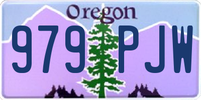 OR license plate 979PJW