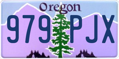 OR license plate 979PJX