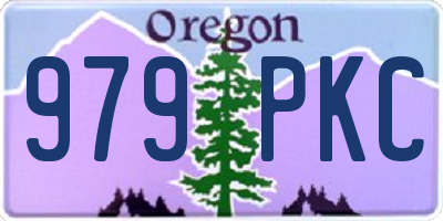 OR license plate 979PKC