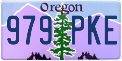 OR license plate 979PKE