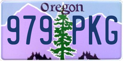 OR license plate 979PKG