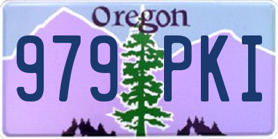 OR license plate 979PKI