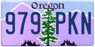 OR license plate 979PKN