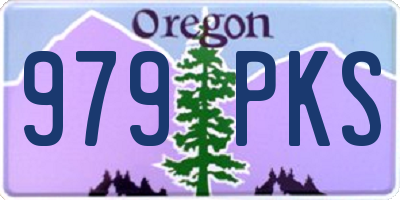 OR license plate 979PKS
