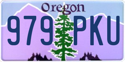 OR license plate 979PKU