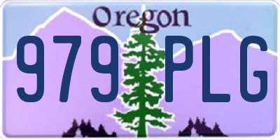 OR license plate 979PLG