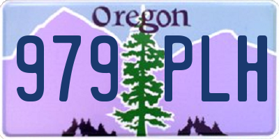 OR license plate 979PLH