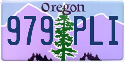 OR license plate 979PLI