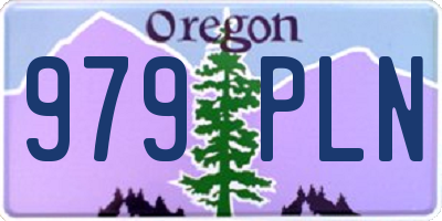OR license plate 979PLN