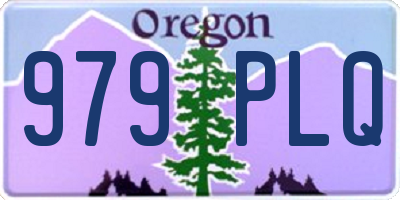 OR license plate 979PLQ