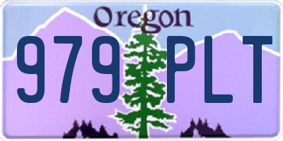 OR license plate 979PLT