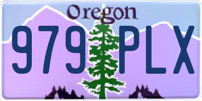 OR license plate 979PLX