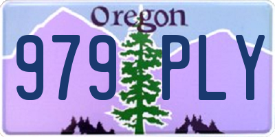 OR license plate 979PLY
