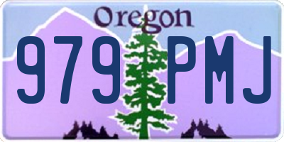 OR license plate 979PMJ