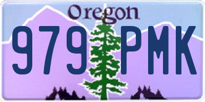 OR license plate 979PMK