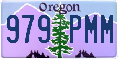 OR license plate 979PMM