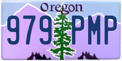 OR license plate 979PMP